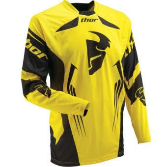 Motocross Jerseys Thor Core Solid Yellow Jersey