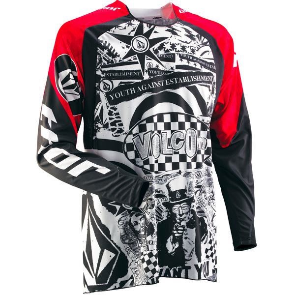 Motocross Jerseys Thor Core Volcom S12 Jersey Limited Edition
