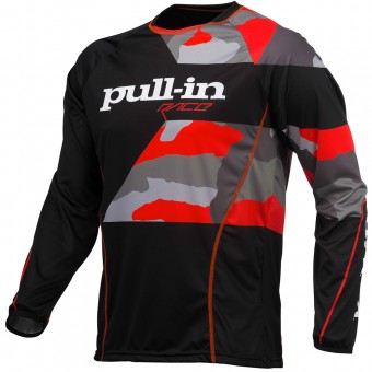 Motocross Jerseys pull-in Fighter Camo Black Orange