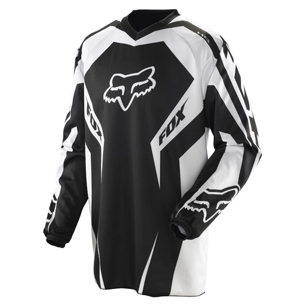 Motocross Jerseys FOX HC 180 Race Black White