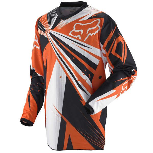 Motocross Jerseys FOX HC 180 Undertow Orange