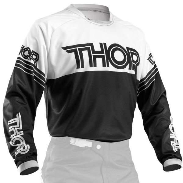 Motocross Jerseys Thor Phase Hyperion Black Kid