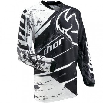 Motocross Jerseys Thor Phase Splatter Black Jersey