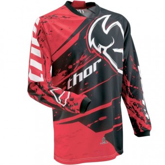 Motocross Jerseys Thor Phase Splatter Red Jersey Kids