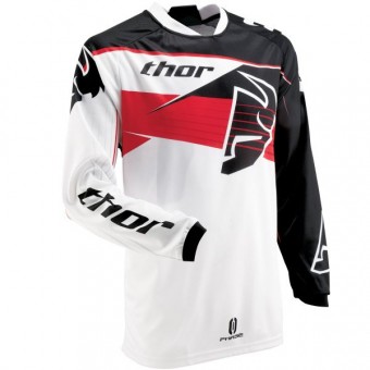Motocross Jerseys Thor Phase Streak Red Jersey