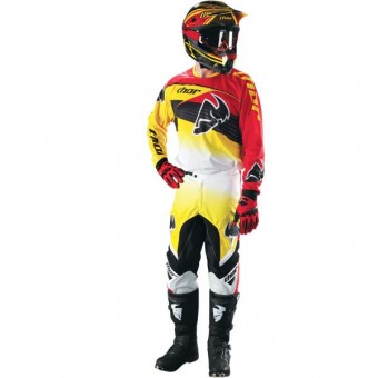 Thor Phase Streak Yellow Jersey