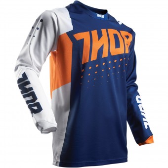 Motocross Jerseys Thor Pulse Aktiv Orange Navy