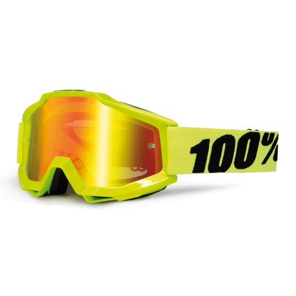 Motocross Goggles 100% Accuri Fluro Yellow