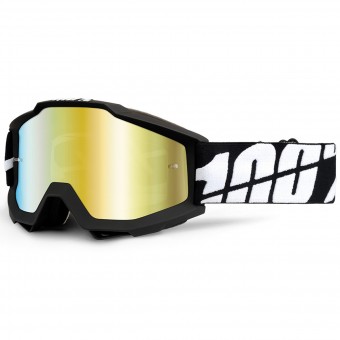Motocross Goggles 100% Accuri Black Tornado Motocross Goggles 100% Accuri Black Tornado