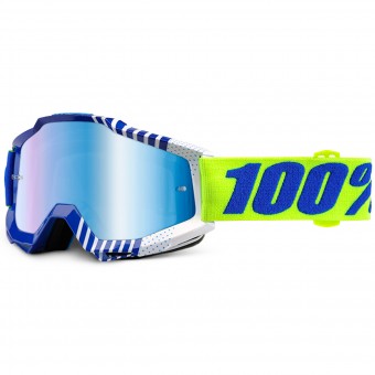 Motocross Goggles 100% Accuri Sundance Mirror Blue