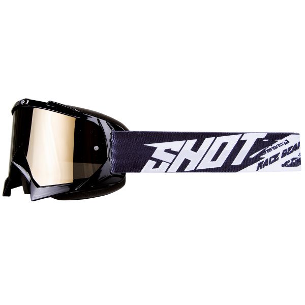 Motocross Goggles SHOT Chase Black Iridium Silver