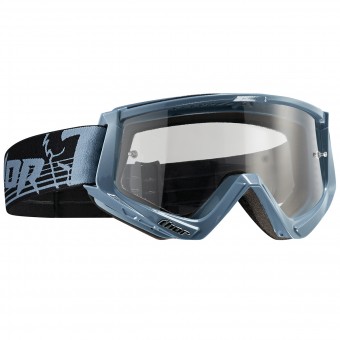 Motocross Goggles Thor Conquer Steel Black Motocross Goggles Thor Conquer Steel Black