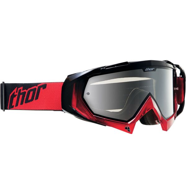 Motocross Goggles Thor Hero Red Black