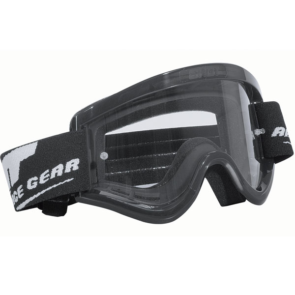 Motocross Goggles SHOT Contest Black Kid