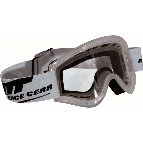 Motocross Goggles SHOT Contest White Kid