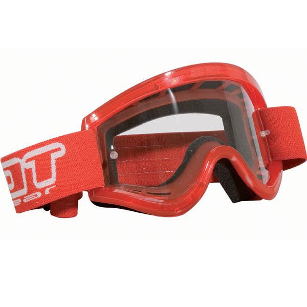 Motocross Goggles SHOT Contest Red Kid