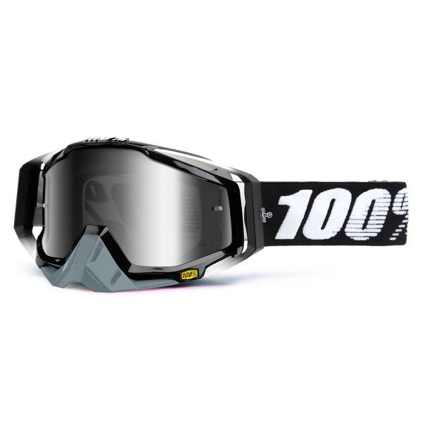Motocross Goggles 100% Racecraft Abyss Black