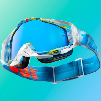 100% Racrcraft Hyperloop Mirror Blue