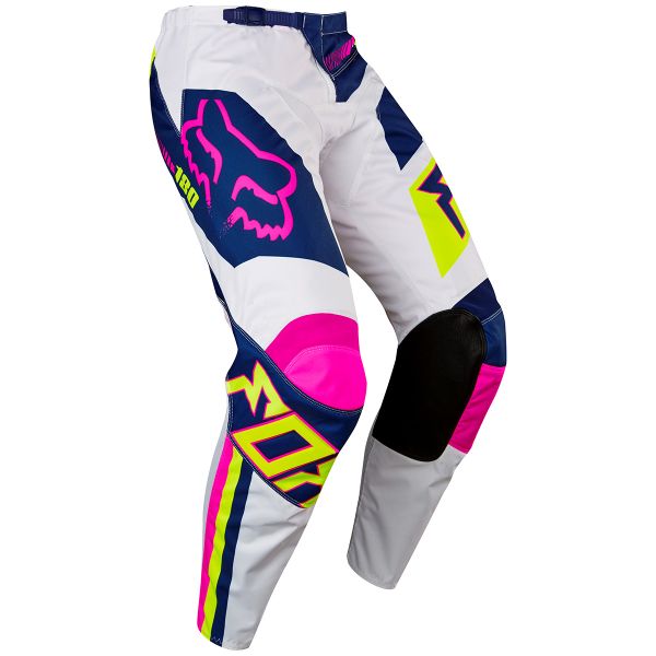 Motocross Trousers FOX 180 Falcon Navy White Pant Child 045