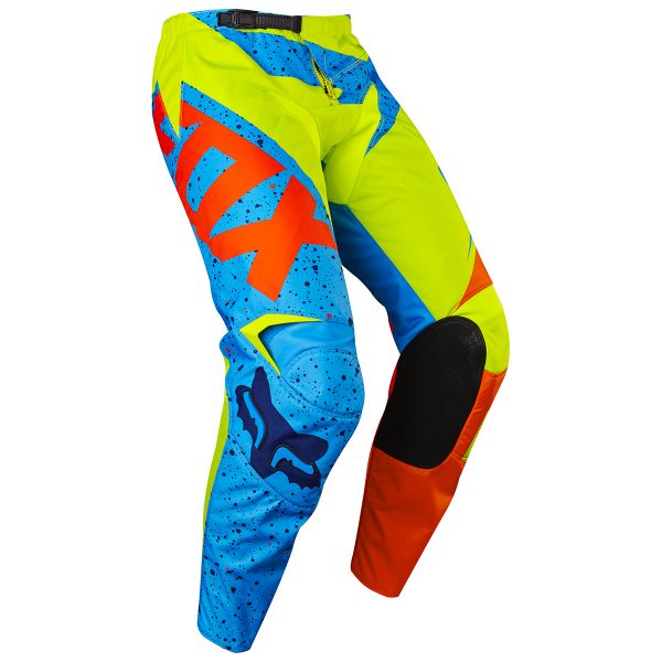 Motocross Trousers FOX 180 Nirv Yellow Blue Pant 586