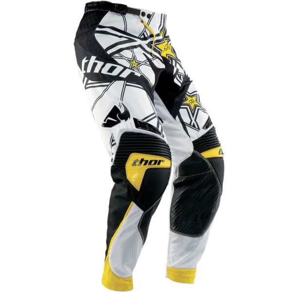Motocross Trousers Thor Core Rockstar White Pant