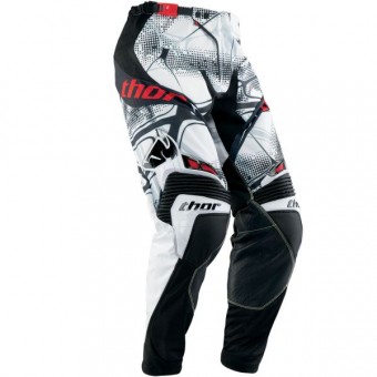 Motocross Trousers Thor Core Scorpio White Pants