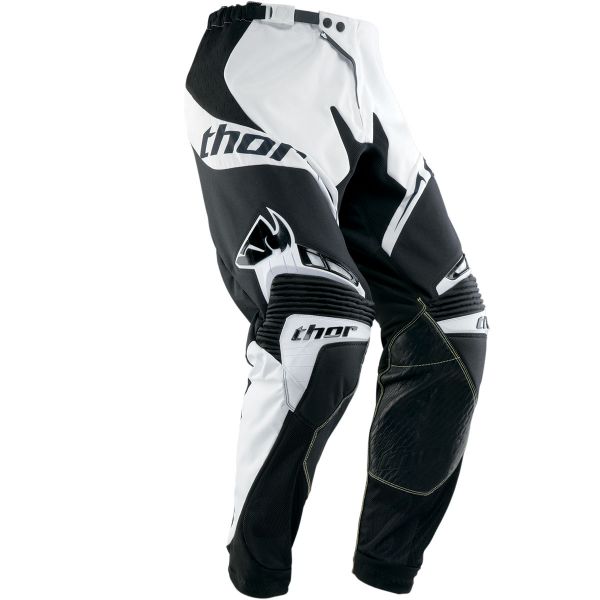 Motocross Trousers Thor Core Solid White Pants