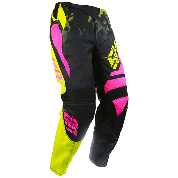 Motocross Trousers SHOT Devo Squad Lime Neon Pink Pant