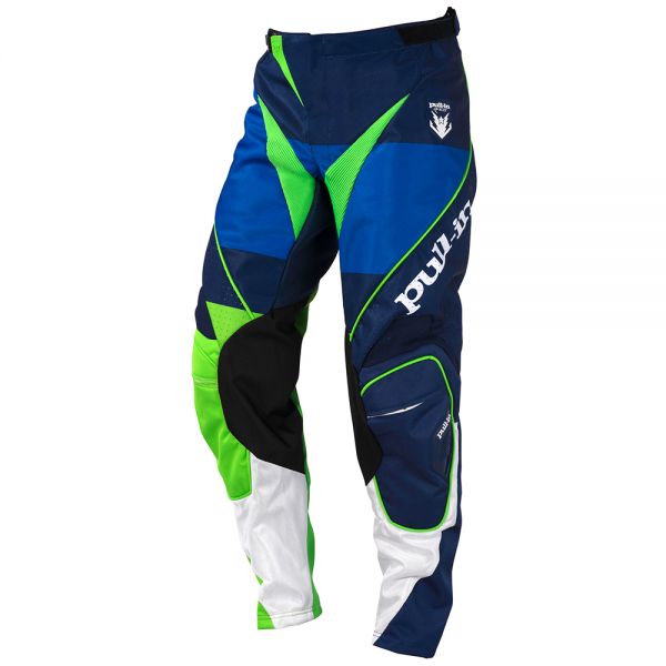 Motocross Trousers pull-in Fighter Blue Green Pant
