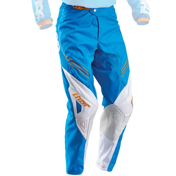Motocross Trousers Thor Phase Hyperion Blue White Pant