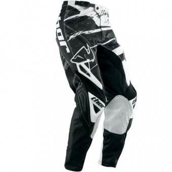 Motocross Trousers Thor Phase Splatter Black Pants