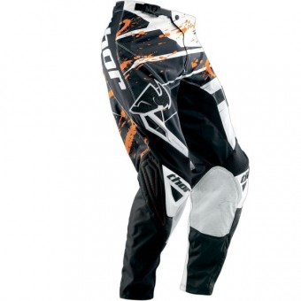 Motocross Trousers Thor Phase Splatter ORange Pantss Enfant