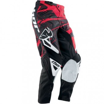 Motocross Trousers Thor Phase Splatter Red Pants