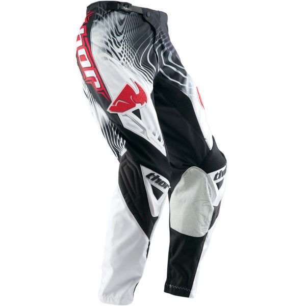Motocross Trousers Thor Phase Vented Warp Red Pants