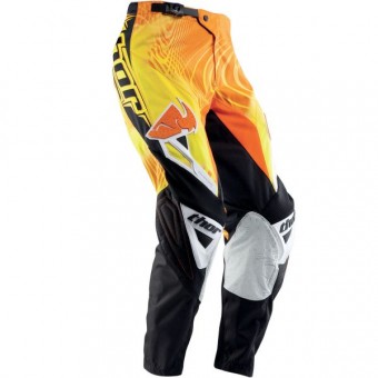 Motocross Trousers Thor Phase Vented Warp Yellow Pants