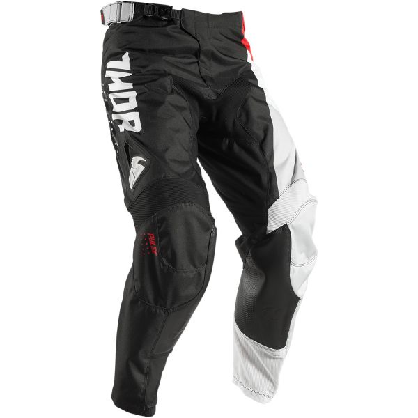 Motocross Trousers Thor Pulse Aktiv Black Red Pant Kid Motocross Trousers Thor Pulse Aktiv Black Red Pant Kid