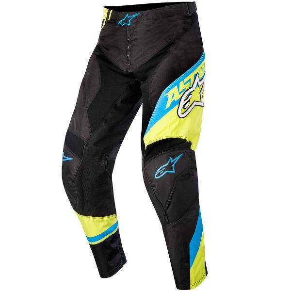 Motocross Trousers Alpinestars Racer Supermatic Blue Yellow Pant Kid Motocross Trousers Alpinestars Racer Supermatic Blue Yellow Pant Kid