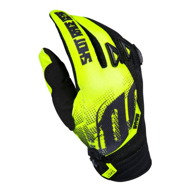 Motocross Gloves SHOT Devo Venom Yelow Kid