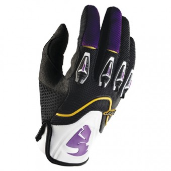 Motocross Gloves Thor Flow Purple