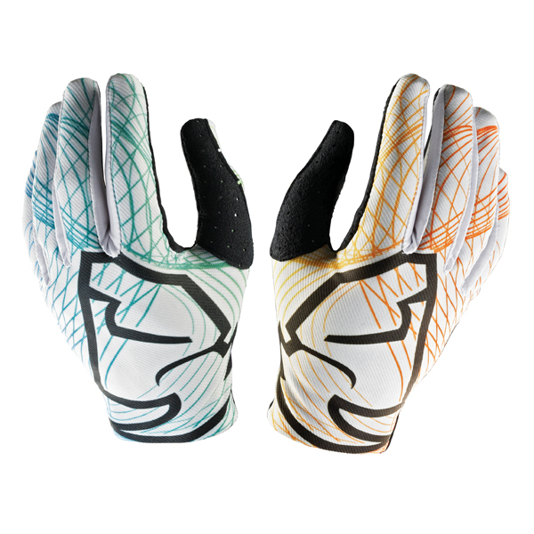 Motocross Gloves Thor Void Multi White