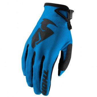 Motocross Gloves Thor Sector Glove Blue Kid
