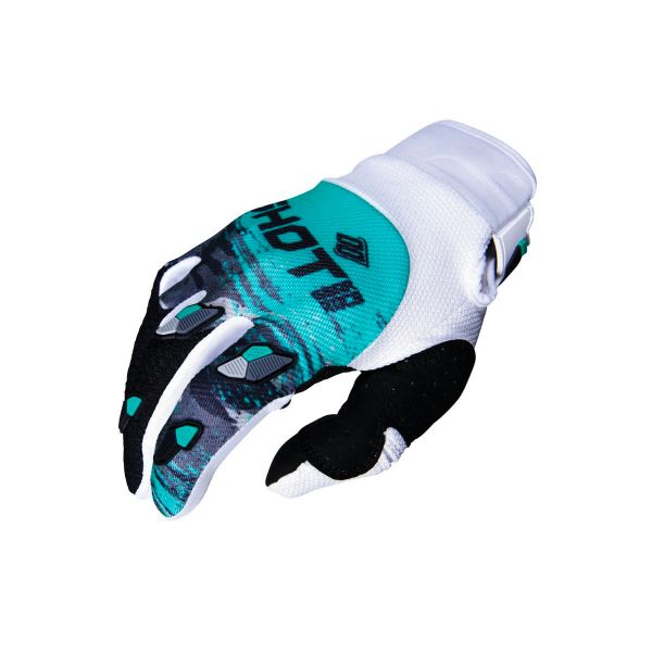 Motocross Gloves SHOT Contact Counter White Green CE