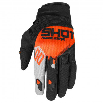 SHOT Contact Trust Light Grey Neon Orange CE