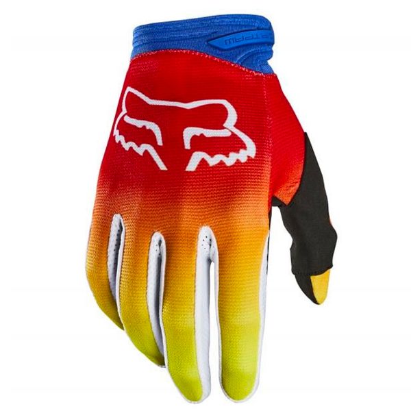 Motocross Gloves FOX Dirtpaw Fyce Blue Red Kid