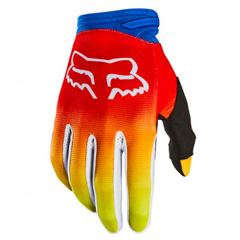 Motocross Gloves FOX Dirtpaw Fyce Blue Red
