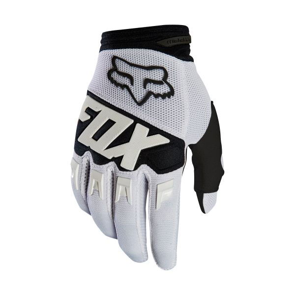 Motocross Gloves FOX Dirtpaw Race White (008)