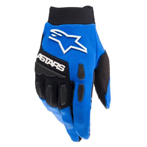 Motocross Gloves Alpinestars Full Bore Blue Black