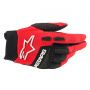 Motocross Gloves Alpinestars Full Bore Bright Red Black