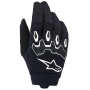 Motocross Gloves Alpinestars Full Bore V2 Gloves Black White