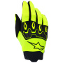 Motocross Gloves Alpinestars Full Bore V2 Gloves Yellow Fluo Black